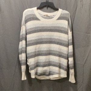 Long sleeve striped sweater